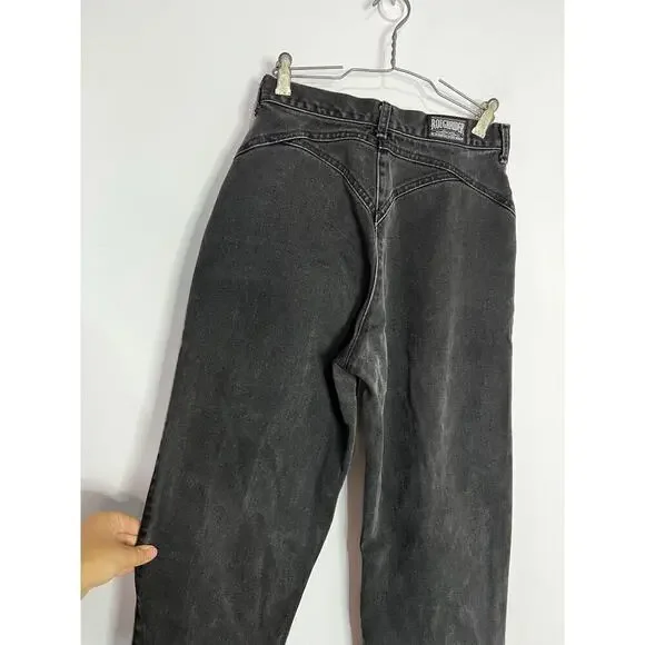 Vintage RoughRider Black wash denim jeans Waist size 26in - Picture 5 of 6